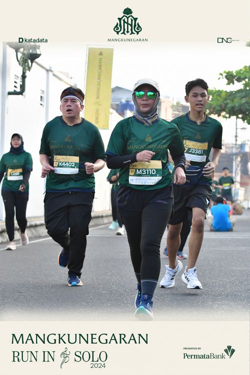 Race photo from Mangkunegaran Run 2024
