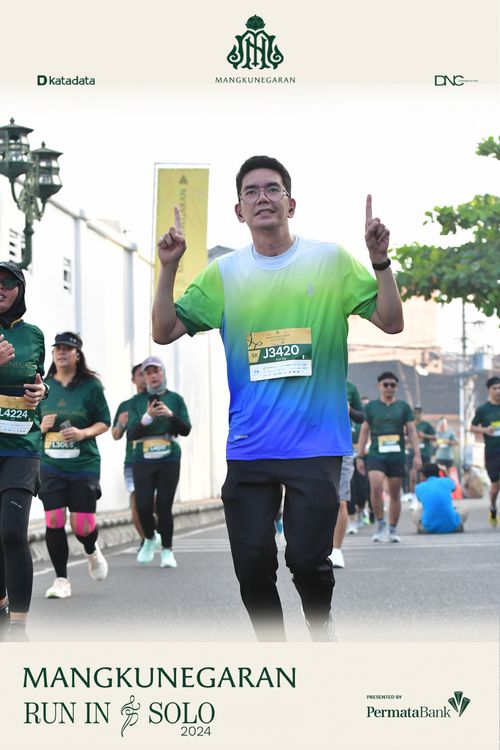 Race photo from Mangkunegaran Run 2024