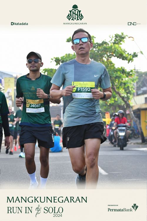 Race photo from Mangkunegaran Run 2024