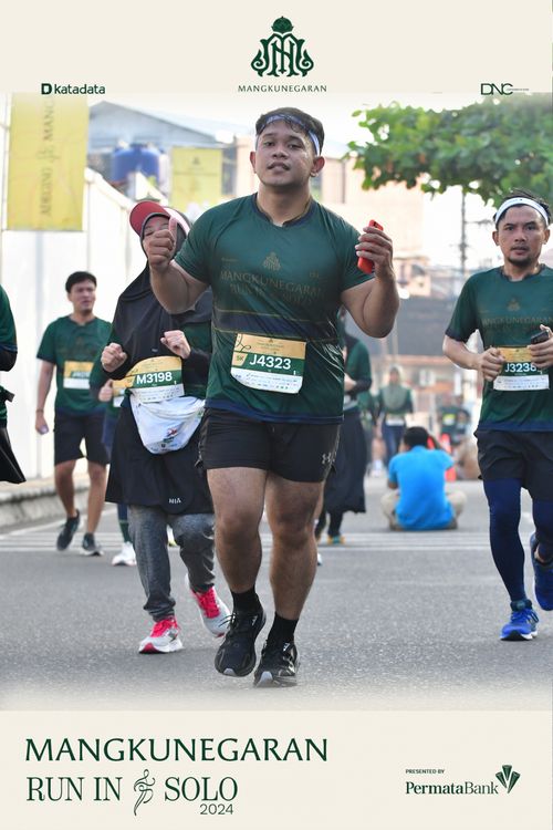 Race photo from Mangkunegaran Run 2024