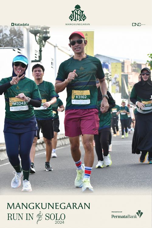 Race photo from Mangkunegaran Run 2024