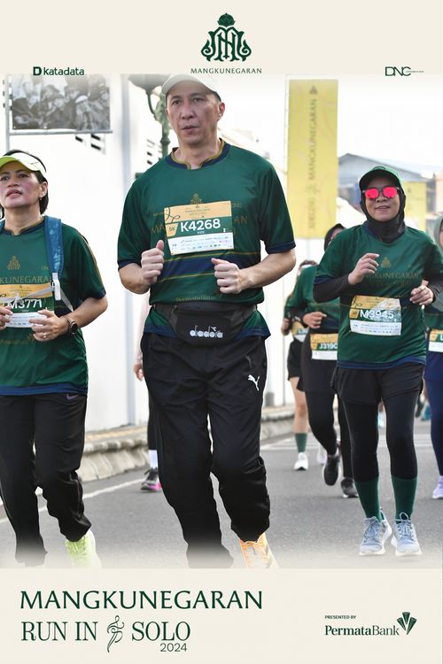 Race photo from Mangkunegaran Run 2024