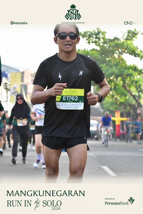 Race photo from Mangkunegaran Run 2024