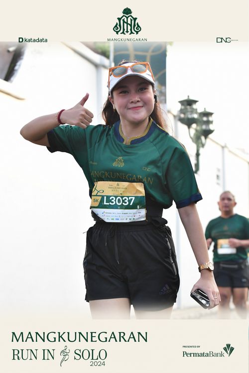 Race photo from Mangkunegaran Run 2024