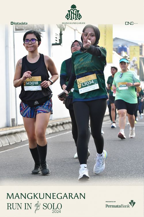 Race photo from Mangkunegaran Run 2024