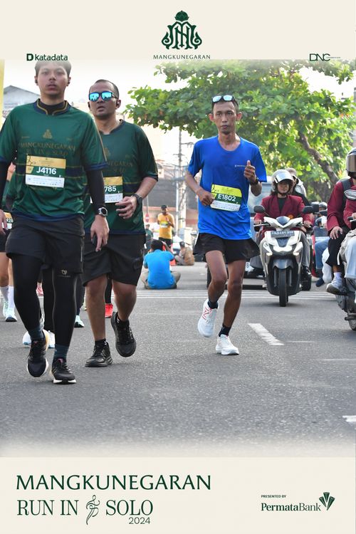 Race photo from Mangkunegaran Run 2024
