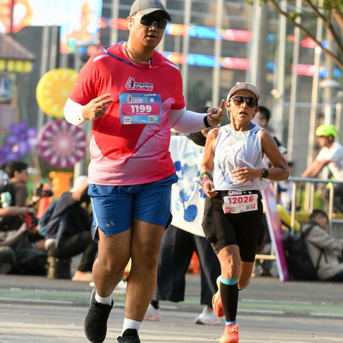 Race photo from SMARTFREN RUN 2026