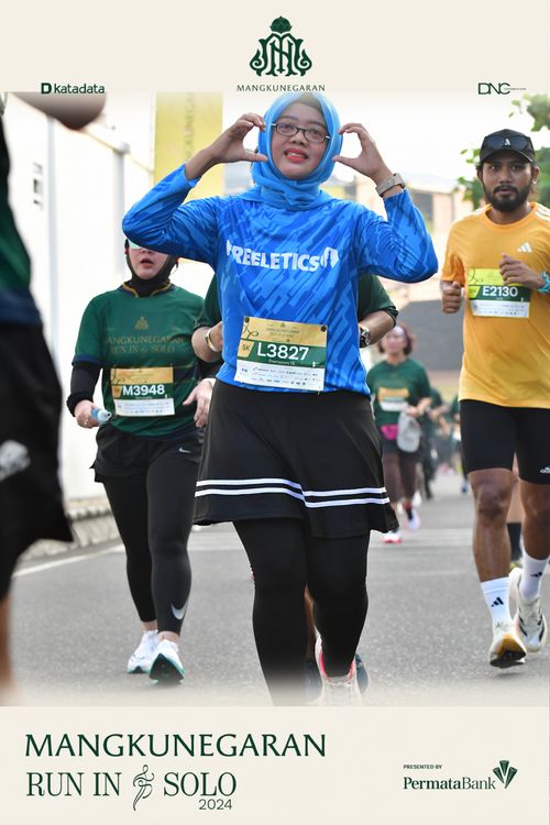 Race photo from Mangkunegaran Run 2024