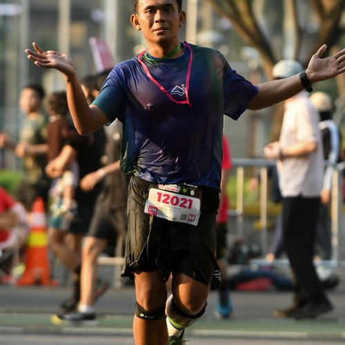 Race photo from SMARTFREN RUN 2026