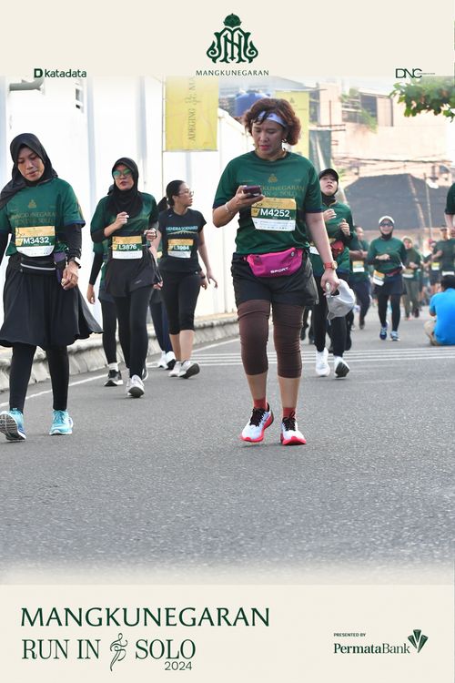Race photo from Mangkunegaran Run 2024