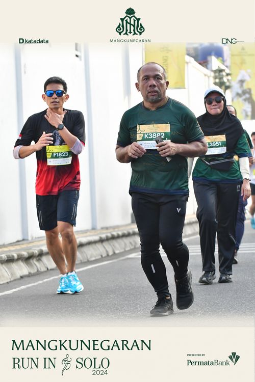 Race photo from Mangkunegaran Run 2024