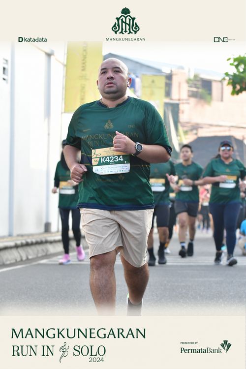 Race photo from Mangkunegaran Run 2024