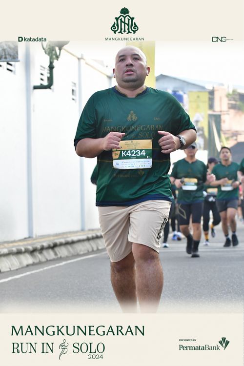 Race photo from Mangkunegaran Run 2024