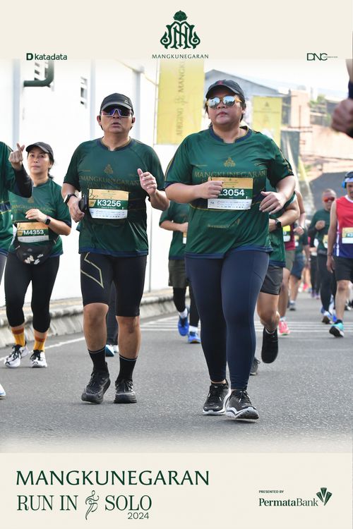Race photo from Mangkunegaran Run 2024