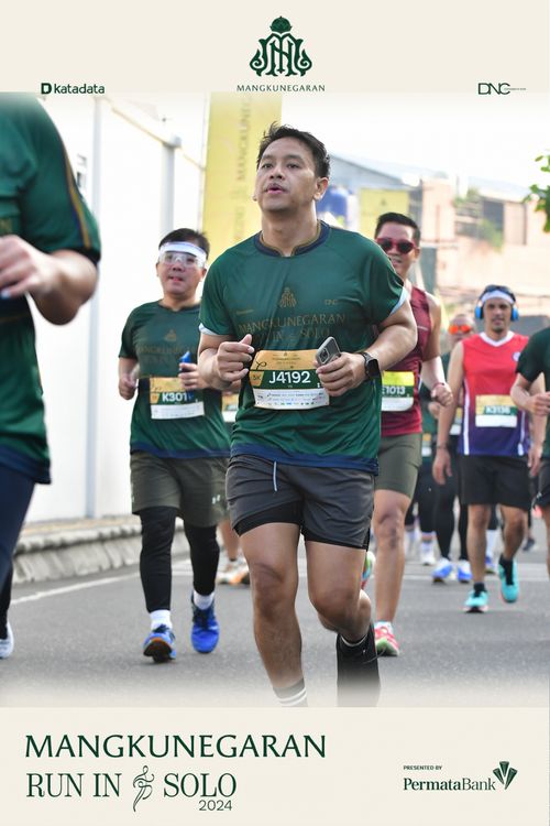 Race photo from Mangkunegaran Run 2024