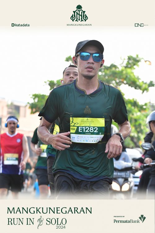 Race photo from Mangkunegaran Run 2024