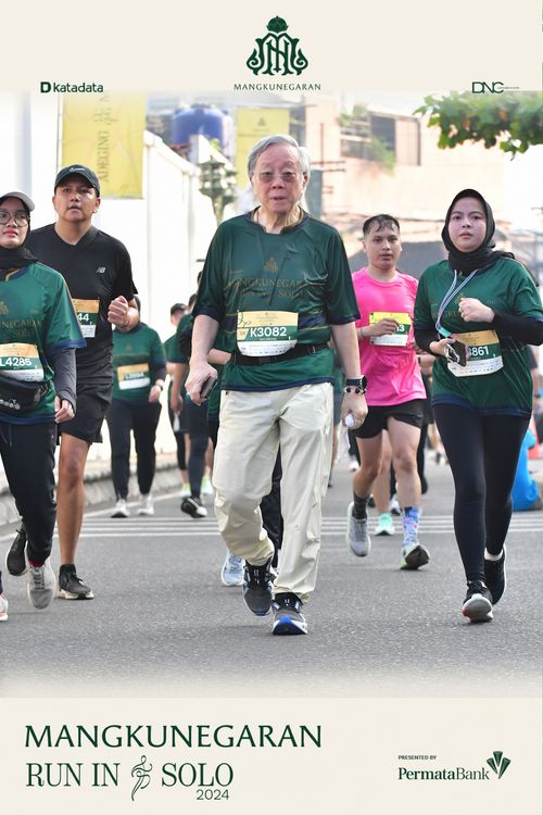 Race photo from Mangkunegaran Run 2024