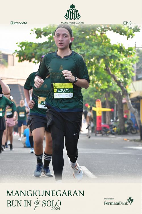 Race photo from Mangkunegaran Run 2024