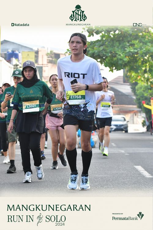 Race photo from Mangkunegaran Run 2024