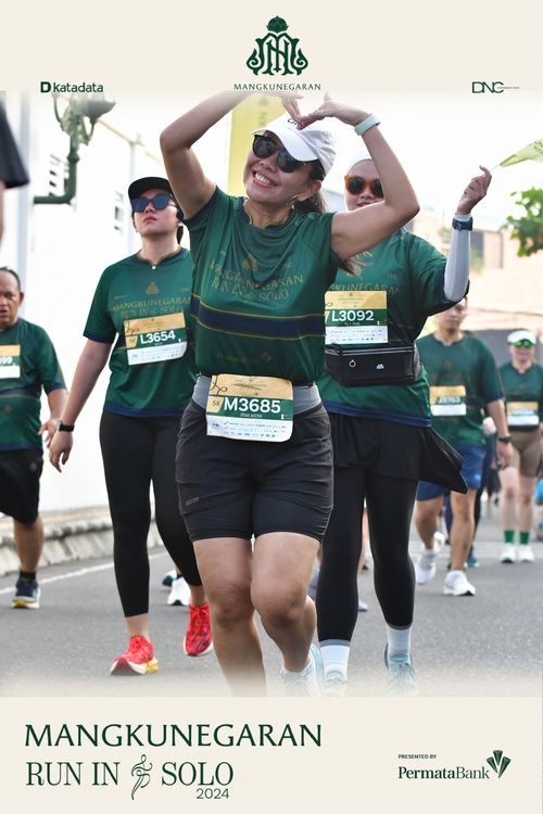 Race photo from Mangkunegaran Run 2024