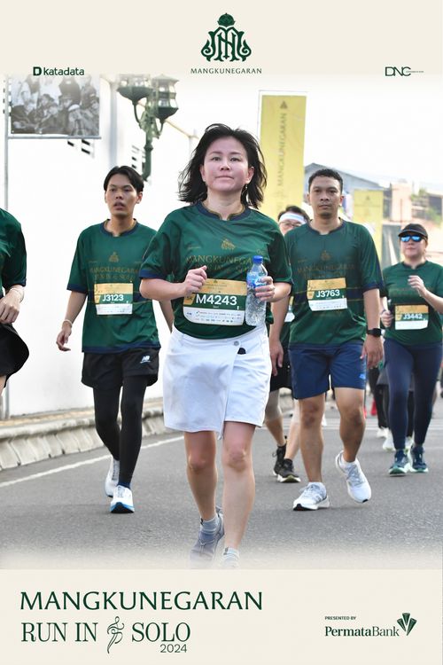 Race photo from Mangkunegaran Run 2024