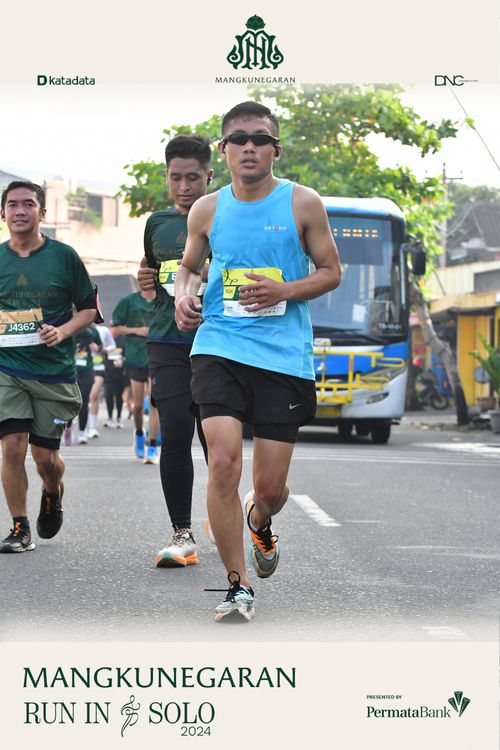 Race photo from Mangkunegaran Run 2024