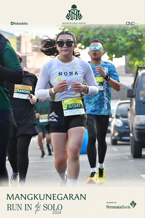 Race photo from Mangkunegaran Run 2024