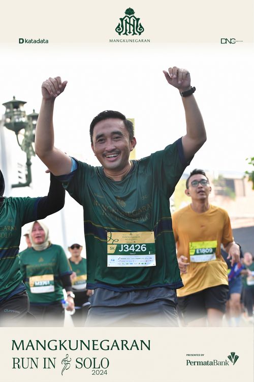 Race photo from Mangkunegaran Run 2024