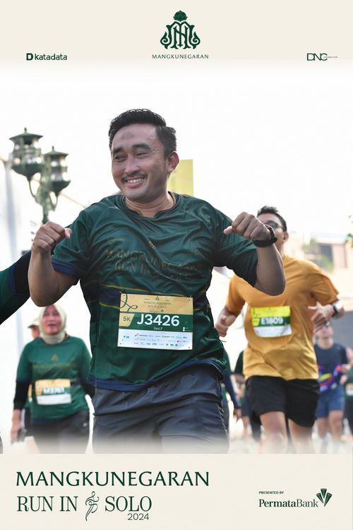 Race photo from Mangkunegaran Run 2024
