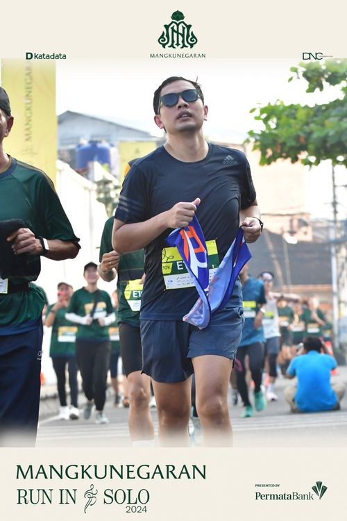 Race photo from Mangkunegaran Run 2024