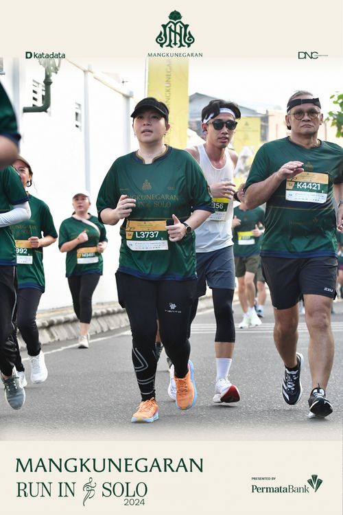 Race photo from Mangkunegaran Run 2024