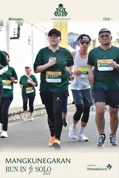 Race photo from Mangkunegaran Run 2024