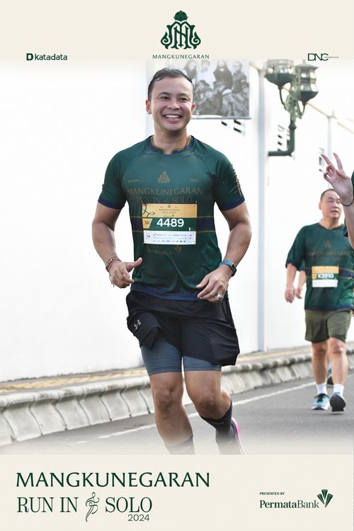 Race photo from Mangkunegaran Run 2024