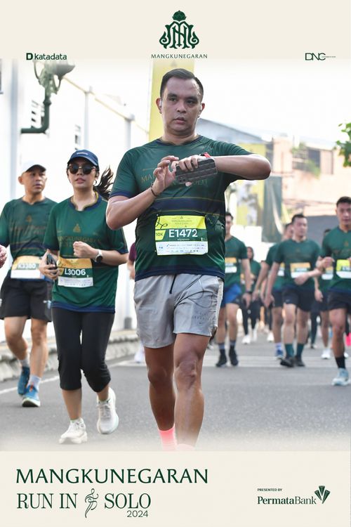 Race photo from Mangkunegaran Run 2024