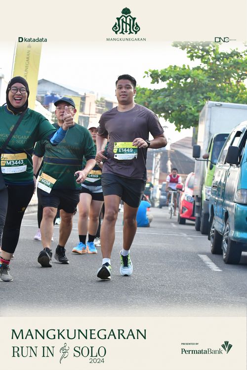 Race photo from Mangkunegaran Run 2024