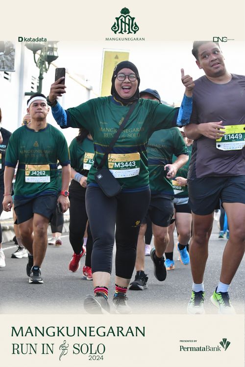 Race photo from Mangkunegaran Run 2024