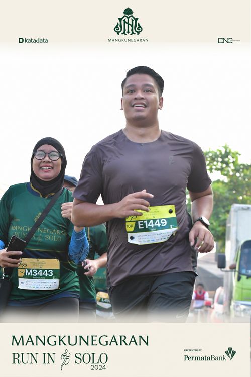 Race photo from Mangkunegaran Run 2024