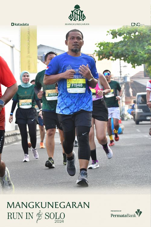 Race photo from Mangkunegaran Run 2024