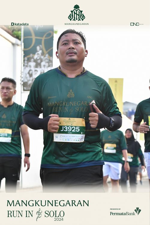 Race photo from Mangkunegaran Run 2024