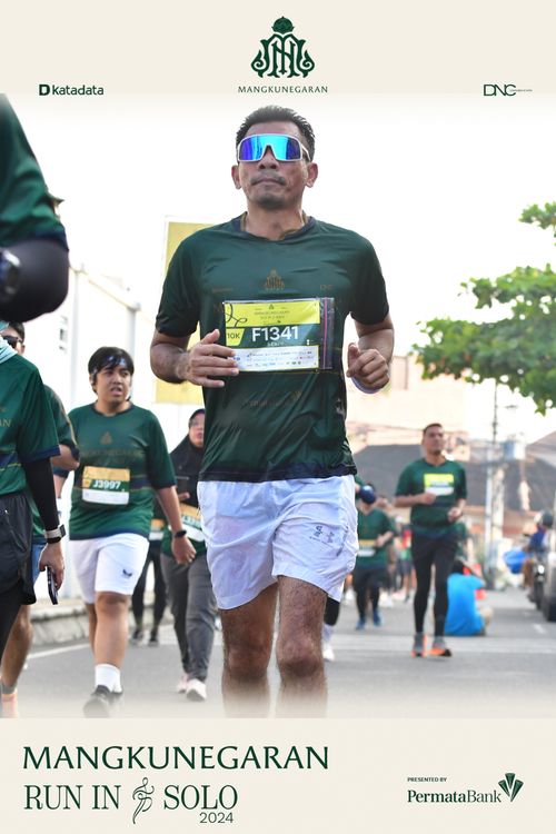 Race photo from Mangkunegaran Run 2024