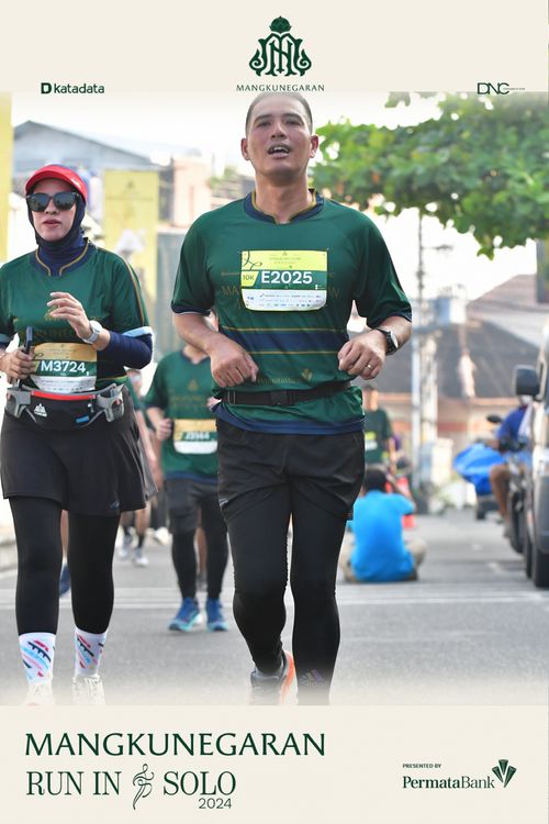 Race photo from Mangkunegaran Run 2024