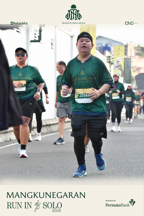 Race photo from Mangkunegaran Run 2024