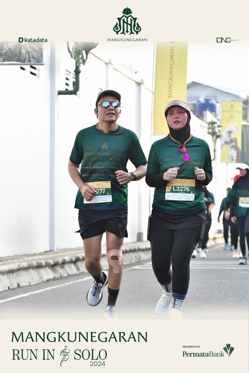 Race photo from Mangkunegaran Run 2024