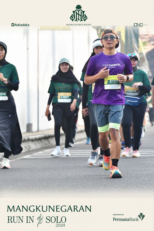 Race photo from Mangkunegaran Run 2024
