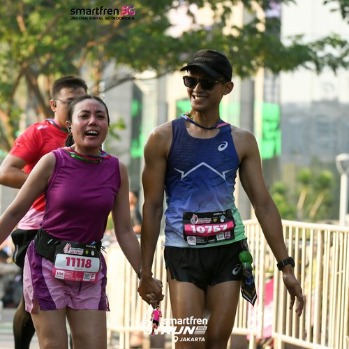 Race photo from SMARTFREN RUN 2026