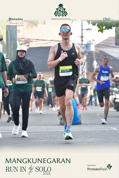 Race photo from Mangkunegaran Run 2024