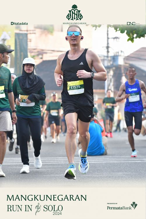 Race photo from Mangkunegaran Run 2024