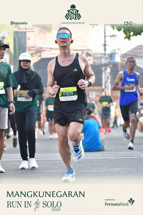 Race photo from Mangkunegaran Run 2024