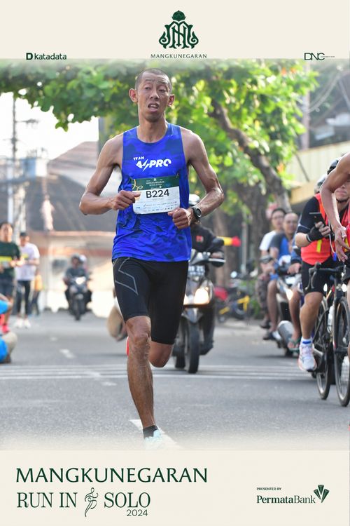 Race photo from Mangkunegaran Run 2024