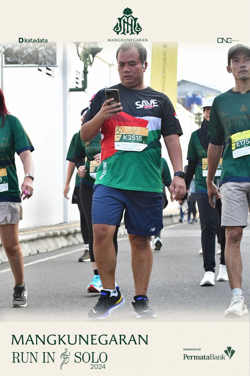 Race photo from Mangkunegaran Run 2024